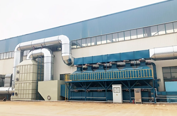 鄭州樸華科技催化燃燒設(shè)備生產(chǎn)車(chē)間實(shí)景